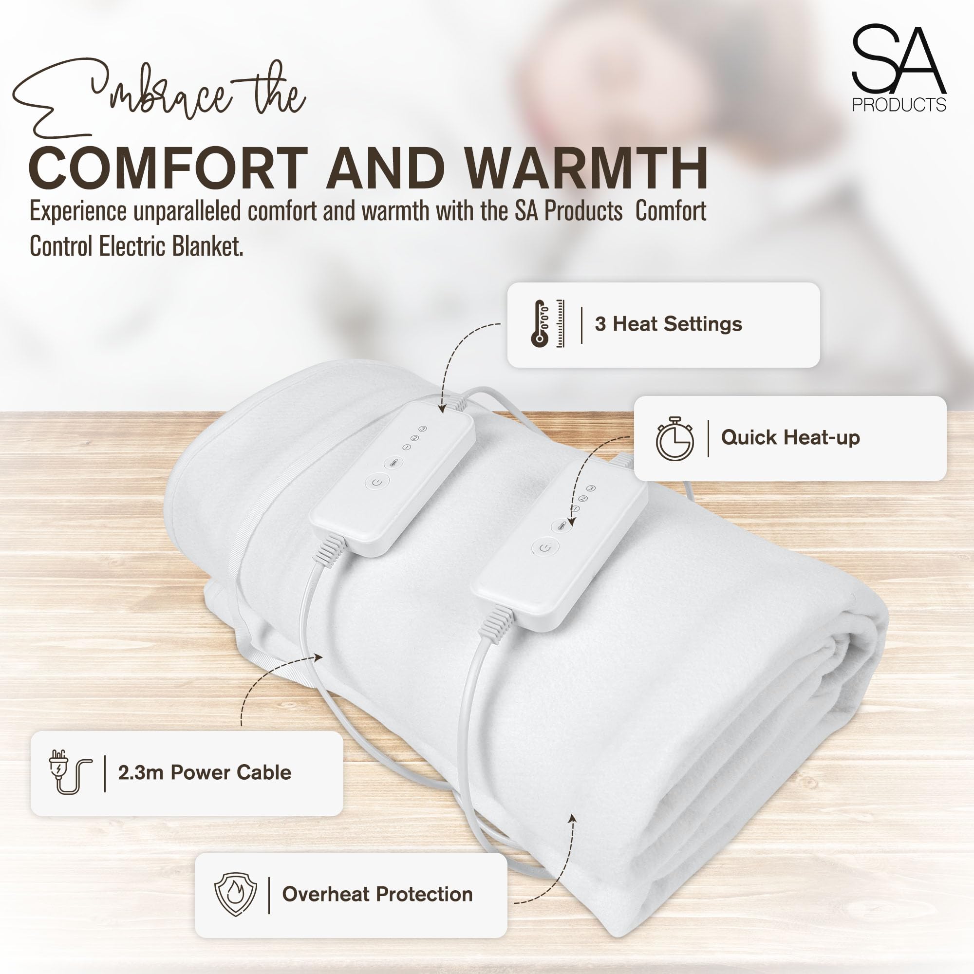 Electric Heated Underblanket