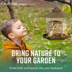 All-Weather Hanging Bird Feeder-Garden & Outdoor-GloBrite-Bronze-DREIBACH