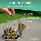 All-Weather Hanging Bird Feeder-Garden & Outdoor-GloBrite-Bronze-DREIBACH