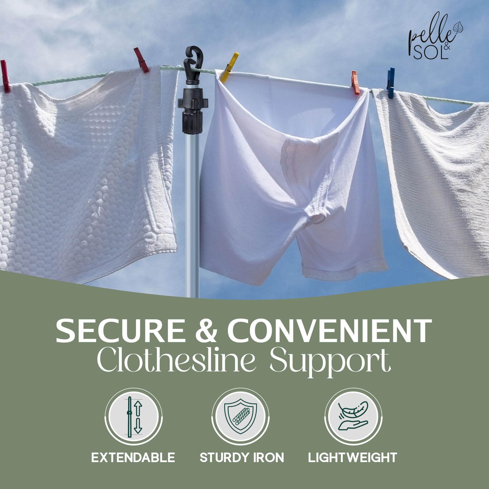 Telescopic Washing Line Pole