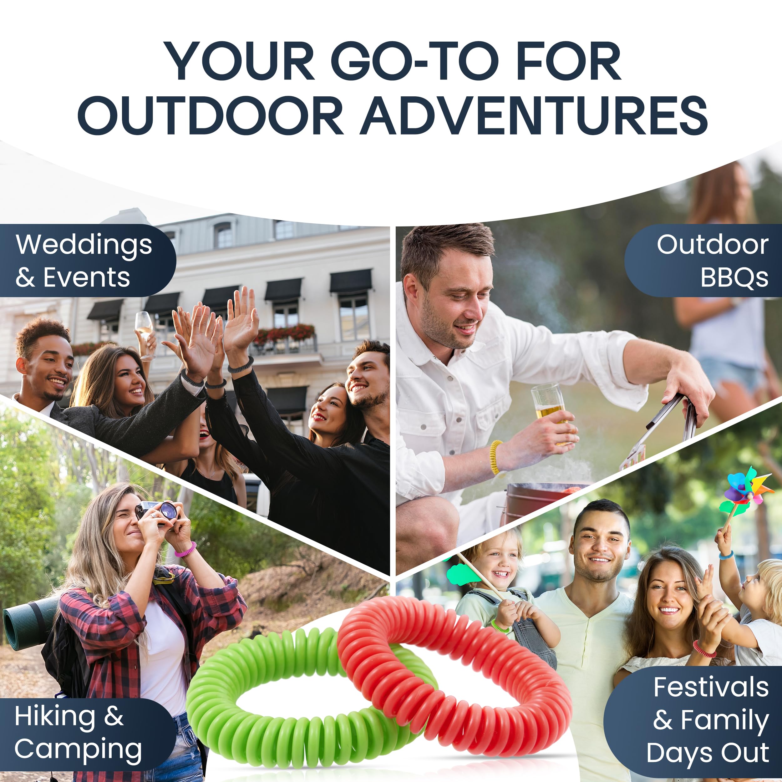 Natural Mosquito Repellent Bracelets