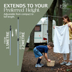 Telescopic Washing Line Pole