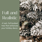 Snow Tipped Flocked Christmas Tree