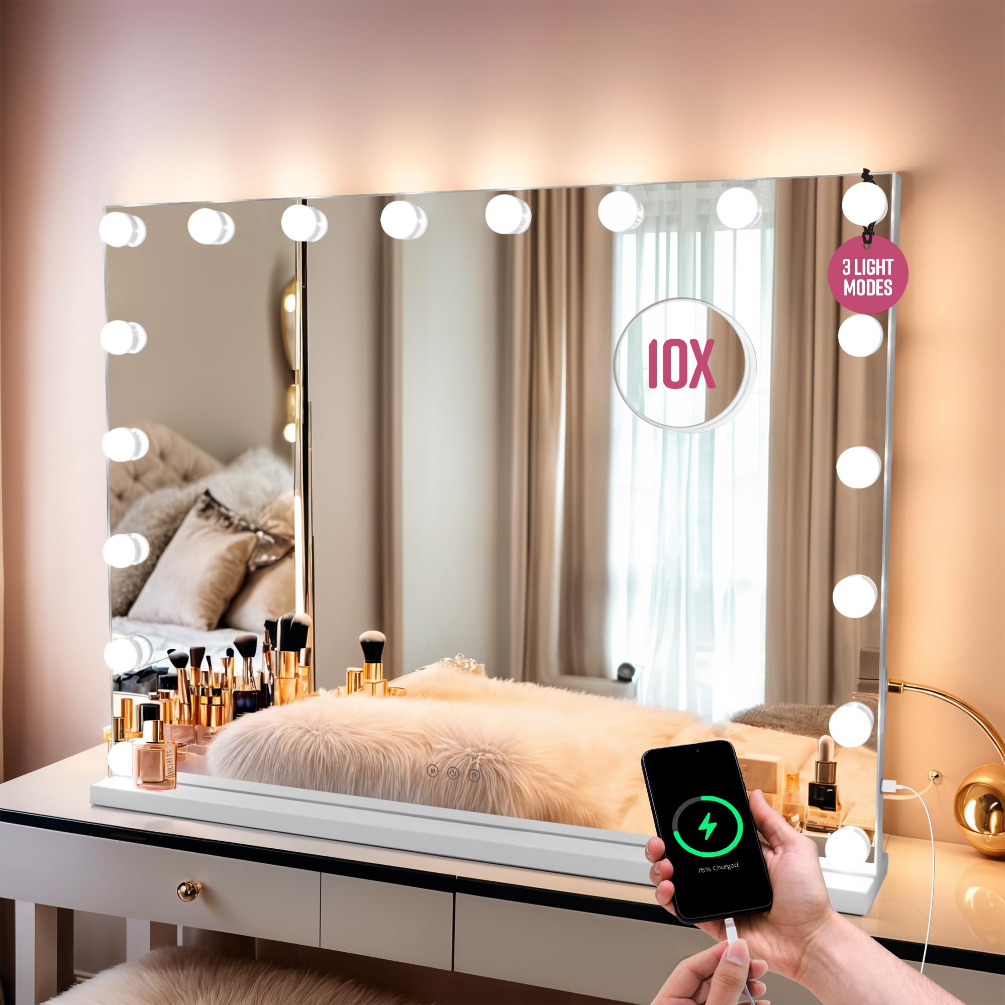 Hollywood LED Vanity Mirror