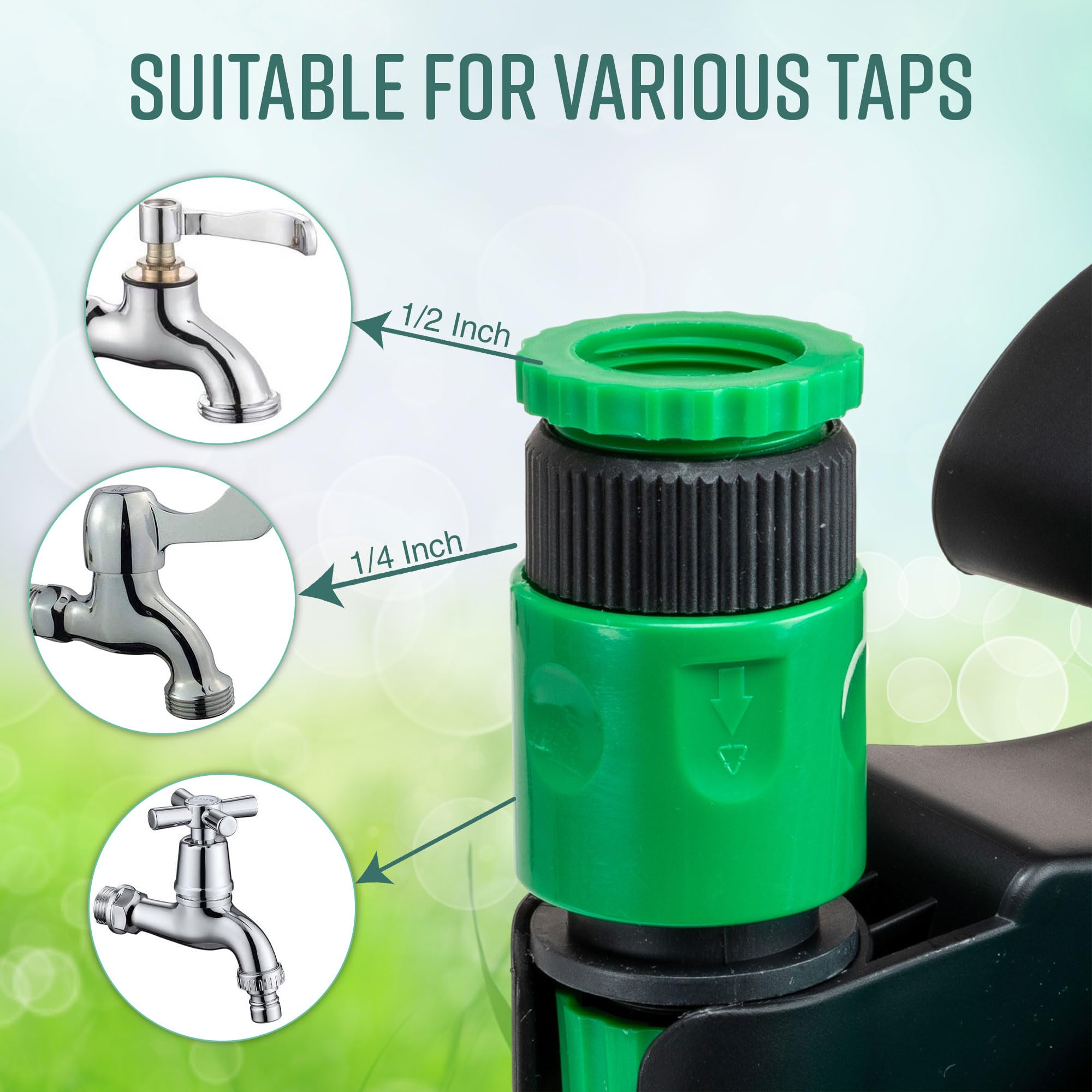 Retractable Hose Reel with Spray Gun