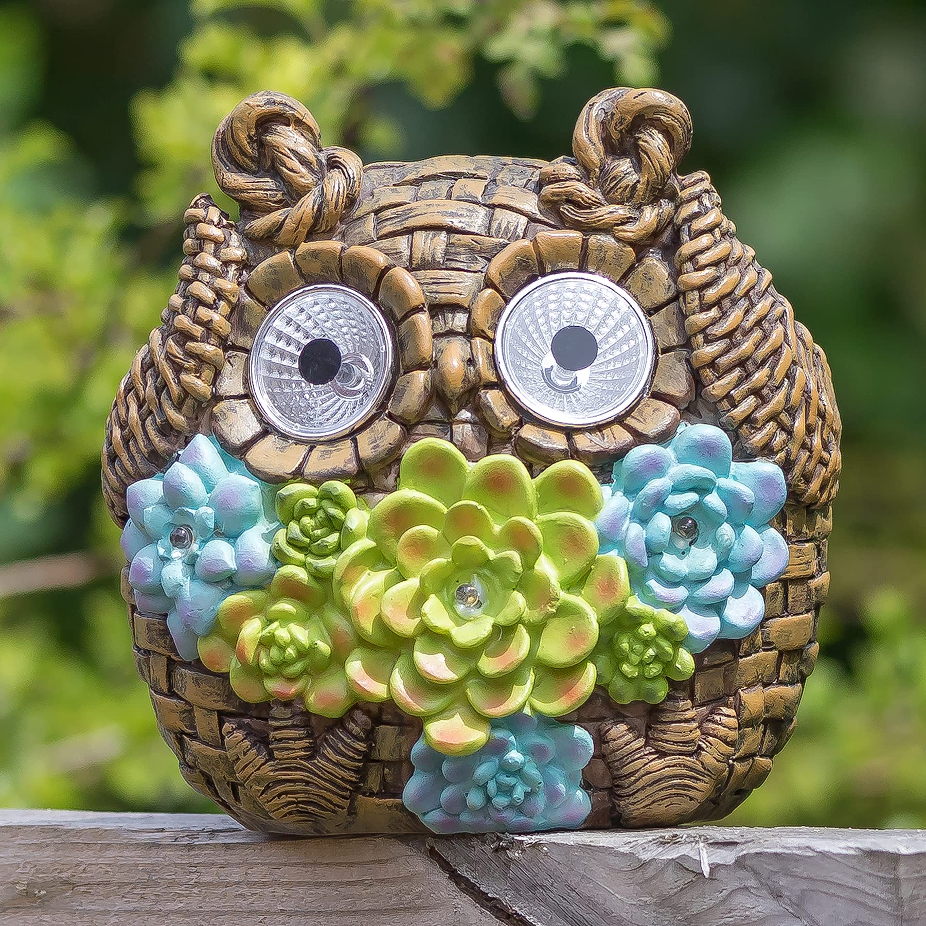 Solar Owl Garden Light