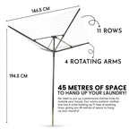 Outdoor Rotary Clothes Line
