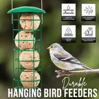 Squirrel-Proof 3-Pack Bird Feeder Set