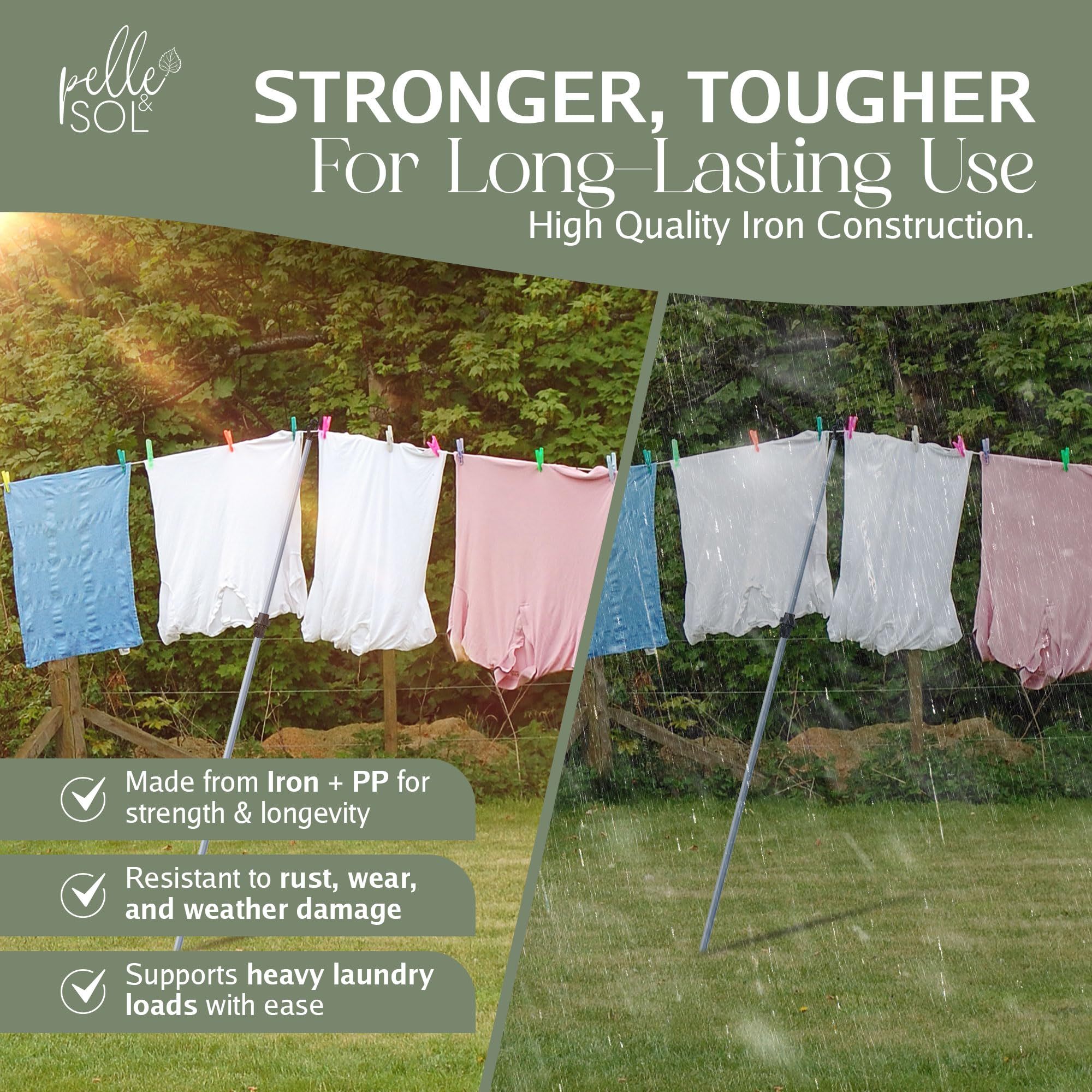 Telescopic Washing Line Pole