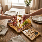 Bamboo Charcuterie Board Set-Home & Living-La Donna-DREIBACH