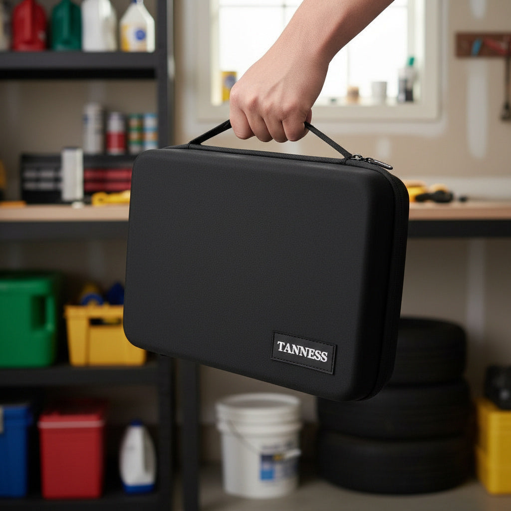 Battery Storage Box with Tester-Home & Living-TANNESS-DREIBACH