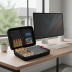 Battery Storage Box with Tester-Home & Living-TANNESS-DREIBACH
