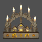 Magical Wooden Christmas Candle Bridge