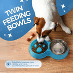 Double Slow Feeder Bowl