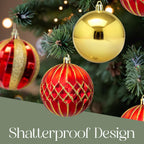 Shatterproof Christmas Baubles Set