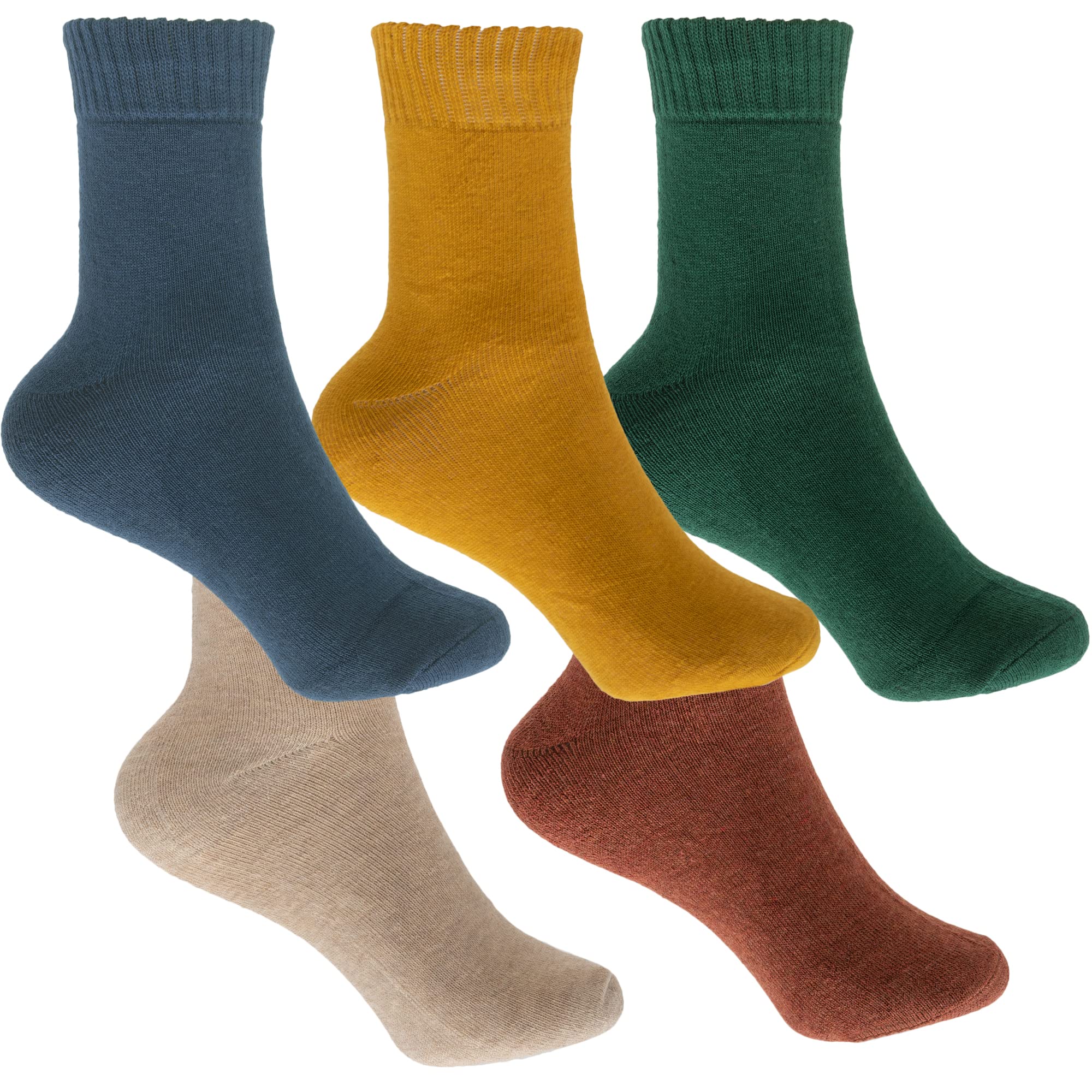 Womens Cosy Thermal Socks 5-Pack