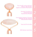 Electric Rose Quartz Face Roller
