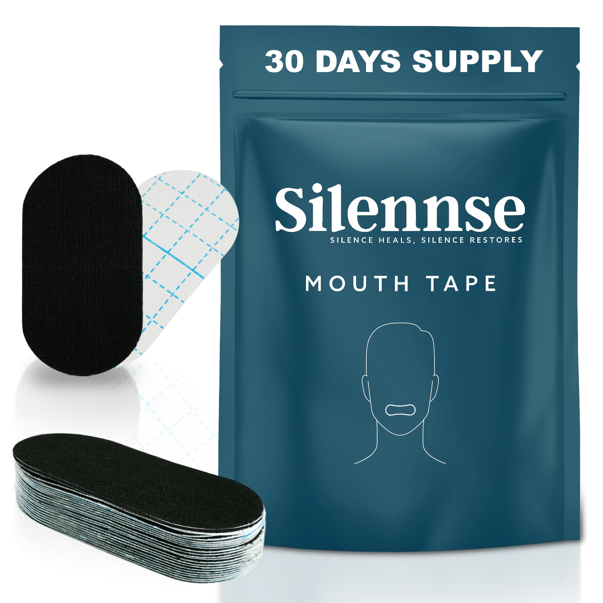 Black Sleep Mouth Tapes-Health & Wellness-Silennse-DREIBACH