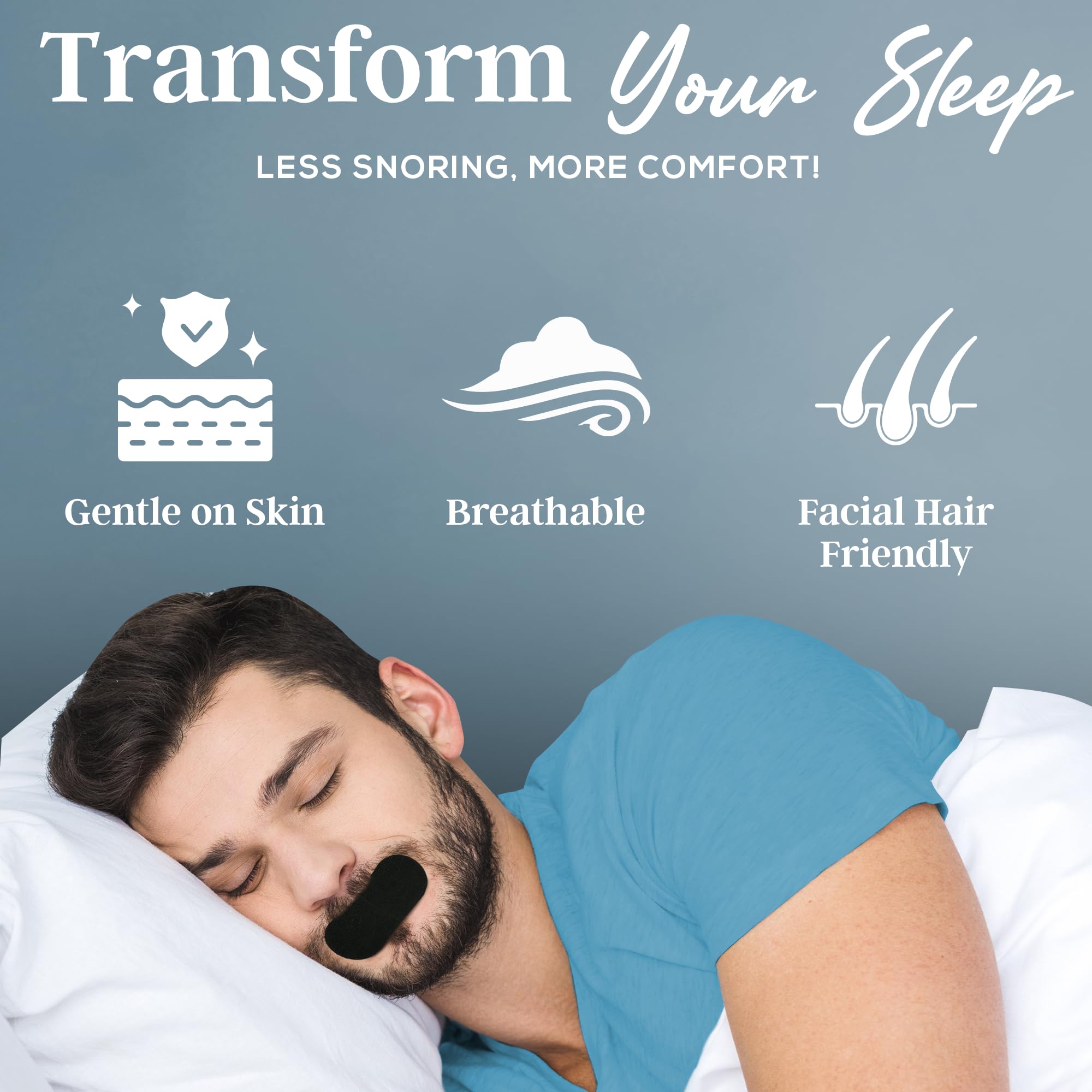 Black Sleep Mouth Tapes-Health & Wellness-Silennse-DREIBACH