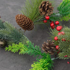 Festive Pine Cone Christmas Garland