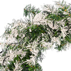 LED Snow-Dusted Christmas Wreath