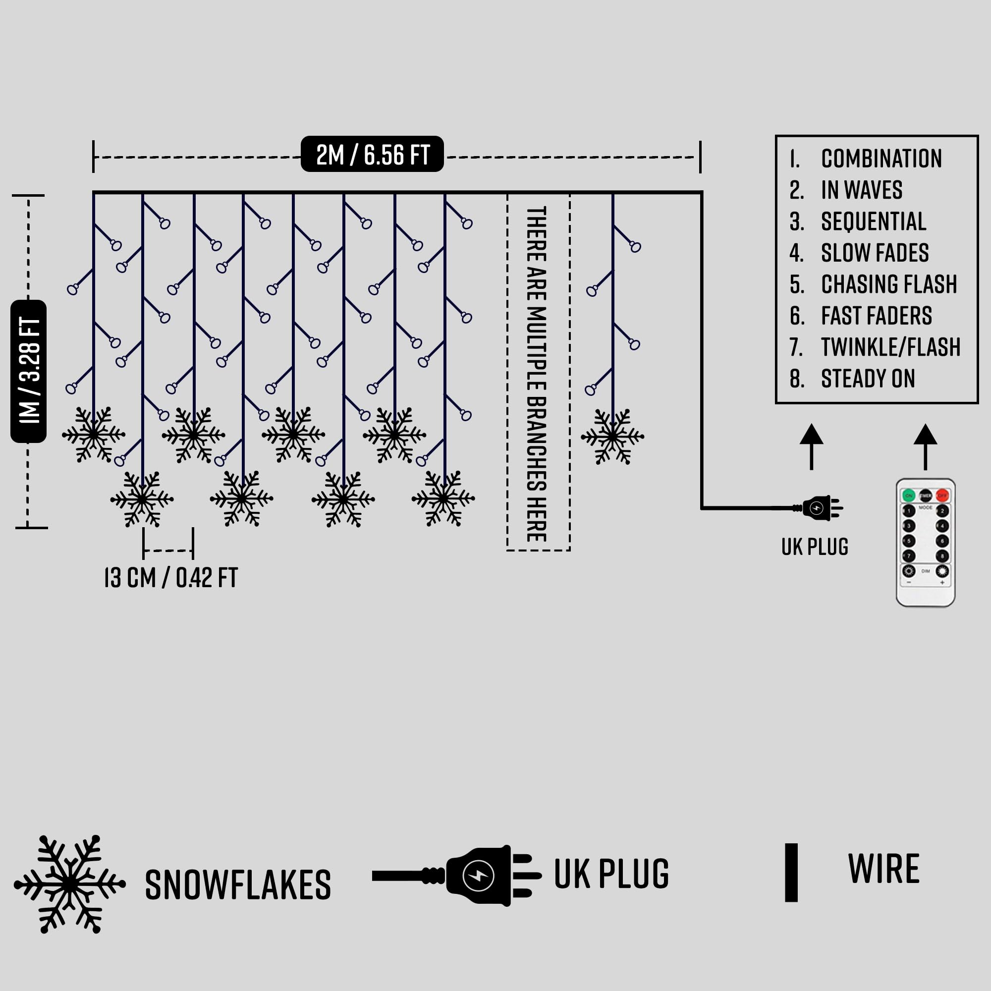 LED Window Curtain Lights