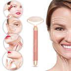 Electric Rose Quartz Face Roller