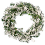 LED Snow-Dusted Christmas Wreath