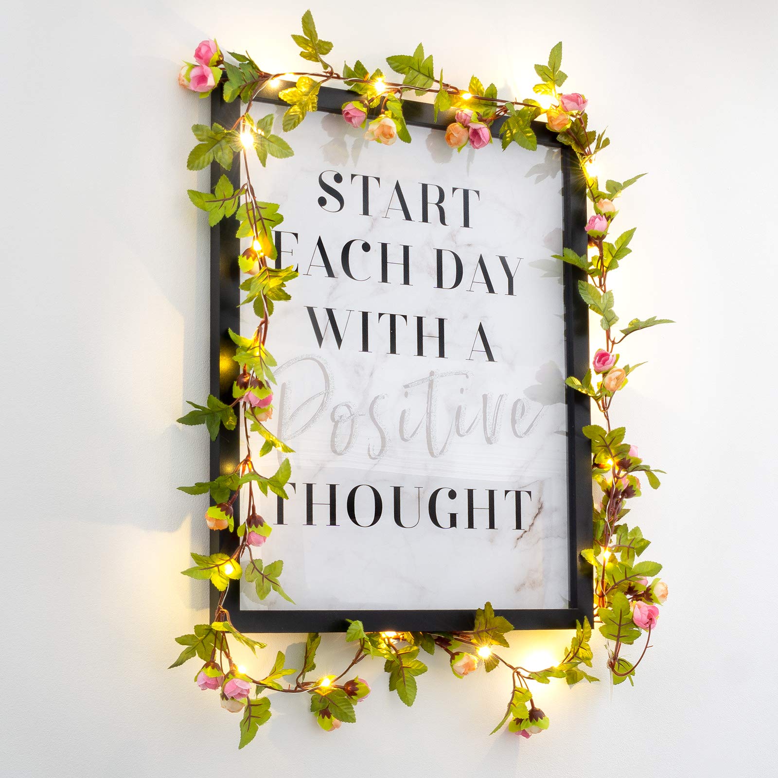 Rose Garland Fairy Lights