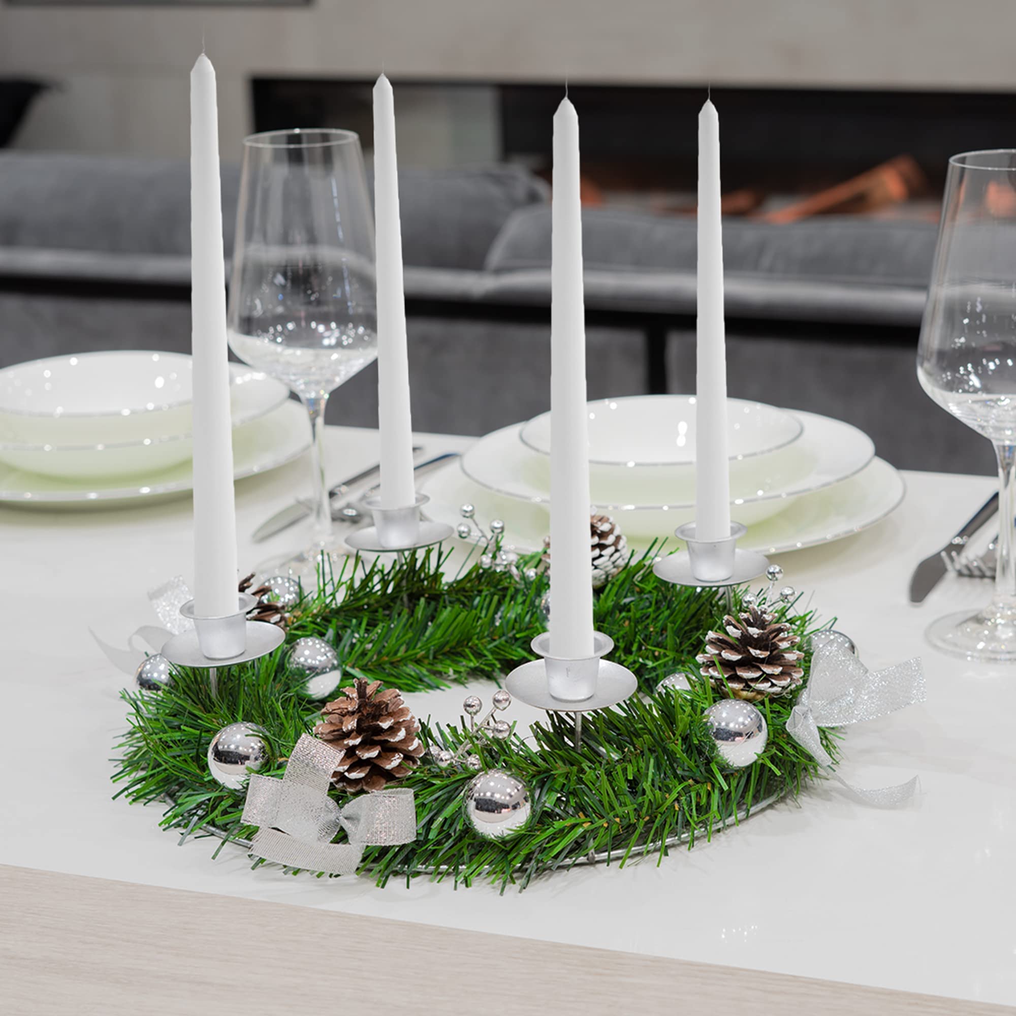 Traditional Advent Wreath Candle Holder