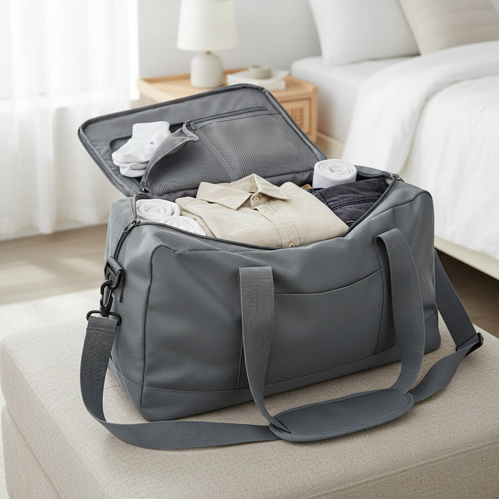 Carry On Underseat Bag-Travel & Luggage-TANNESS-White/Grey-DREIBACH