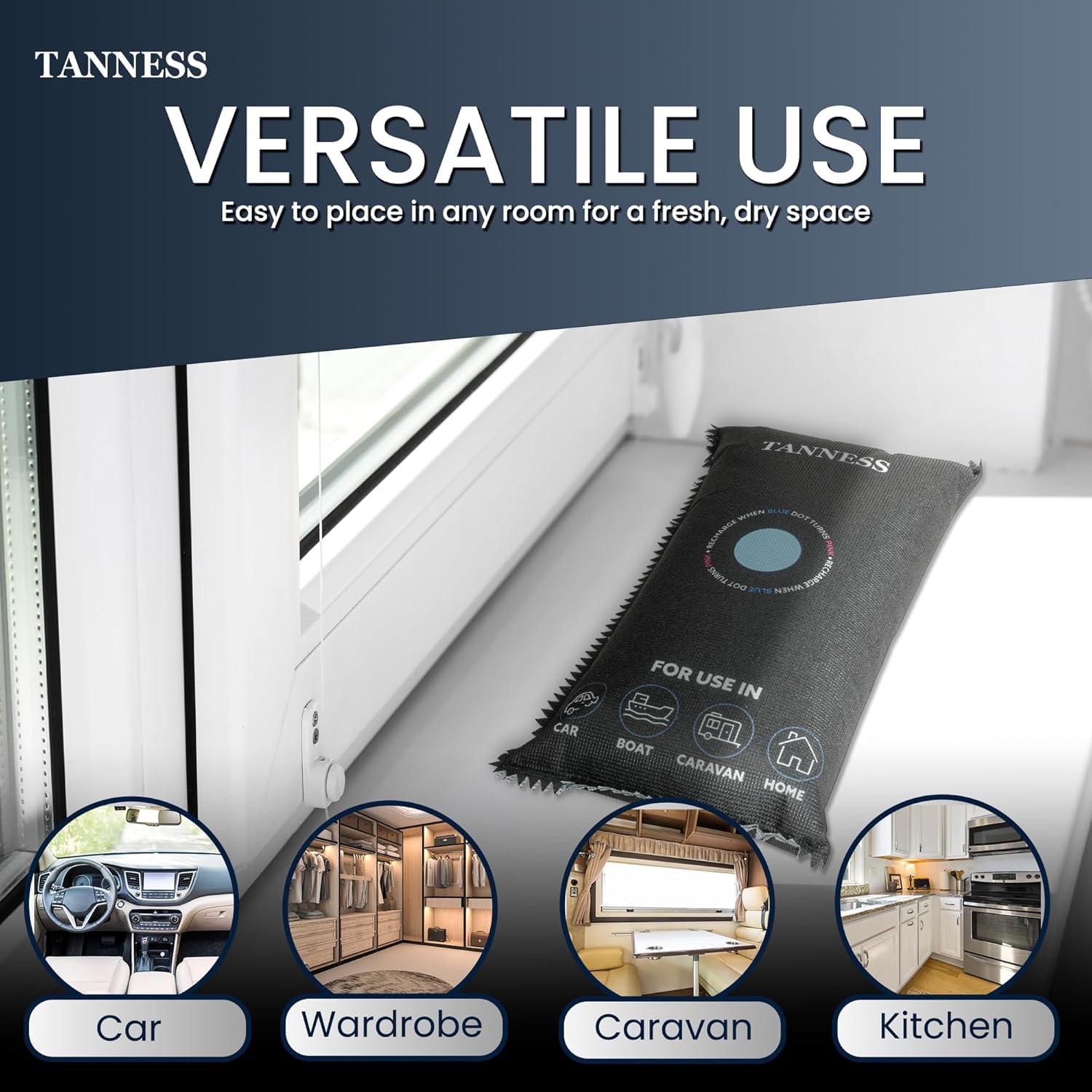 Reusable Moisture Absorber Bags