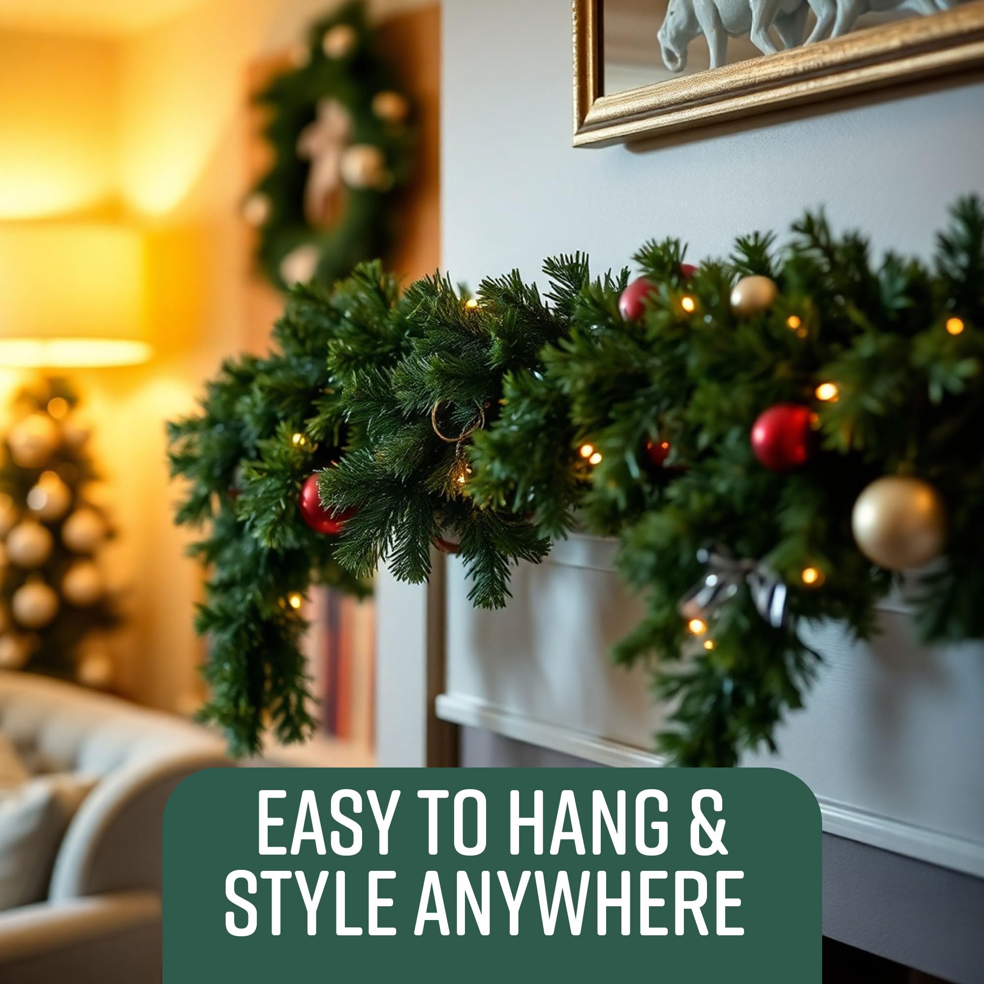 Victorian Pine Christmas Garland