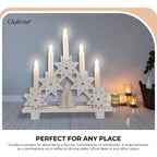 Wooden Christmas Candle Bridge