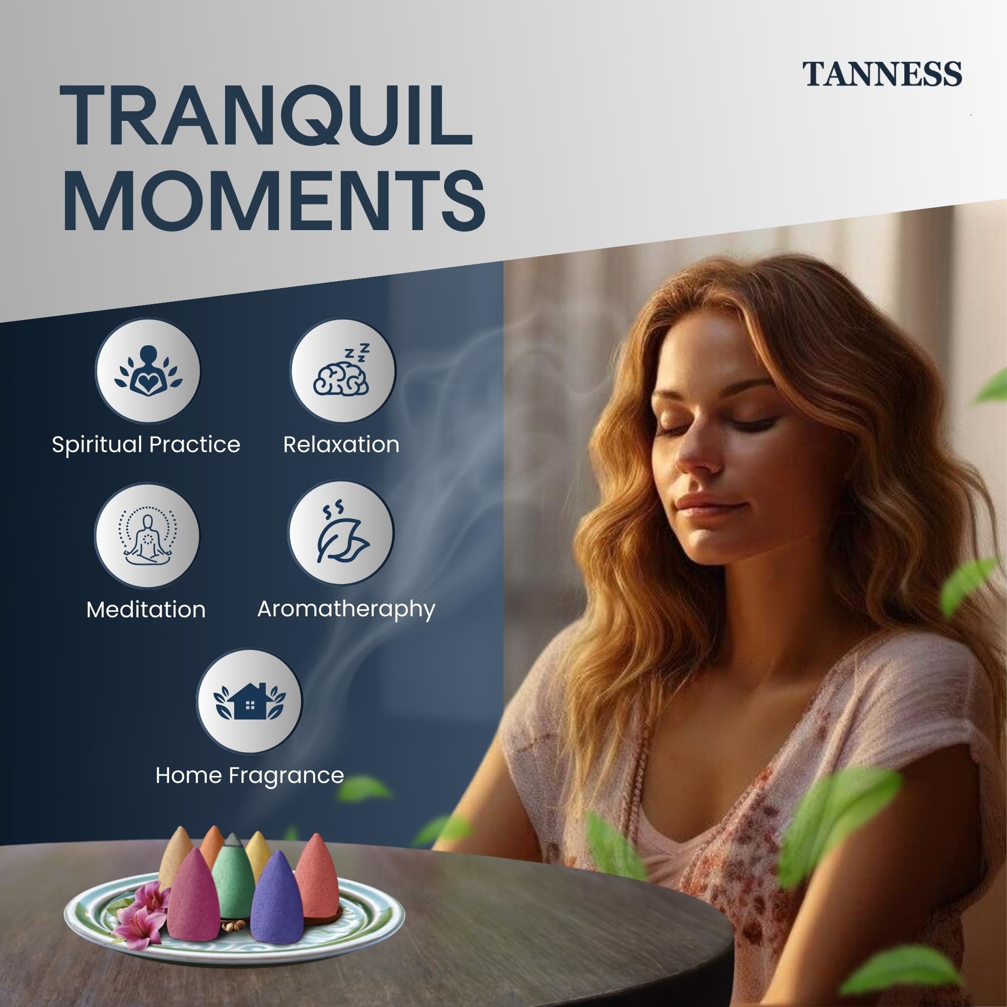 Natural Backflow Incense Cones