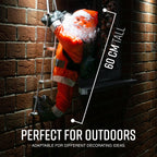 Magical Outdoor Climbing Santa