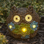 Solar Owl Garden Light