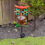Solar Owl Garden Wind Spinner