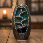 Ceramic Waterfall Incense Burner-Home & Living-TANNESS-DREIBACH