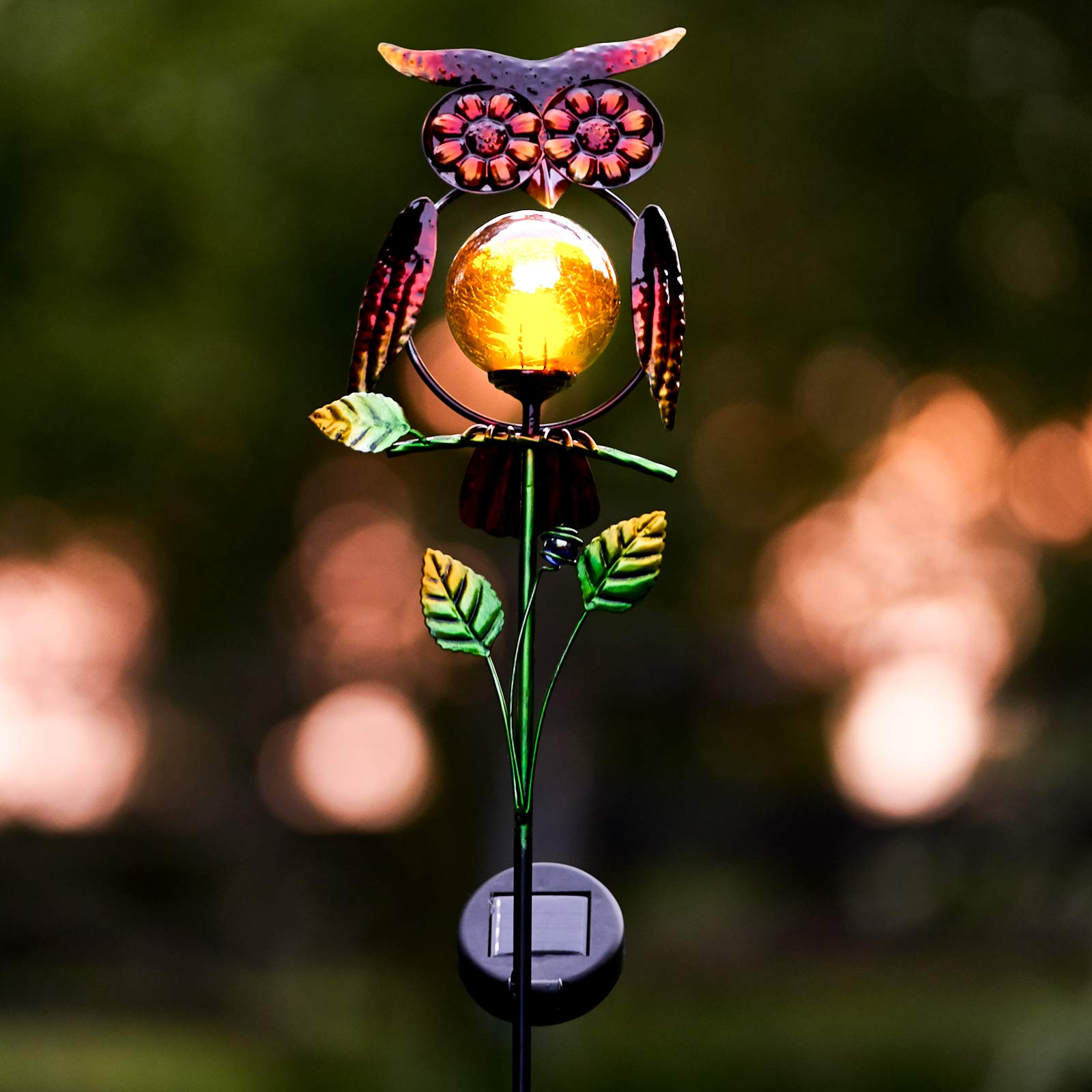Decorative Owl Solar Light