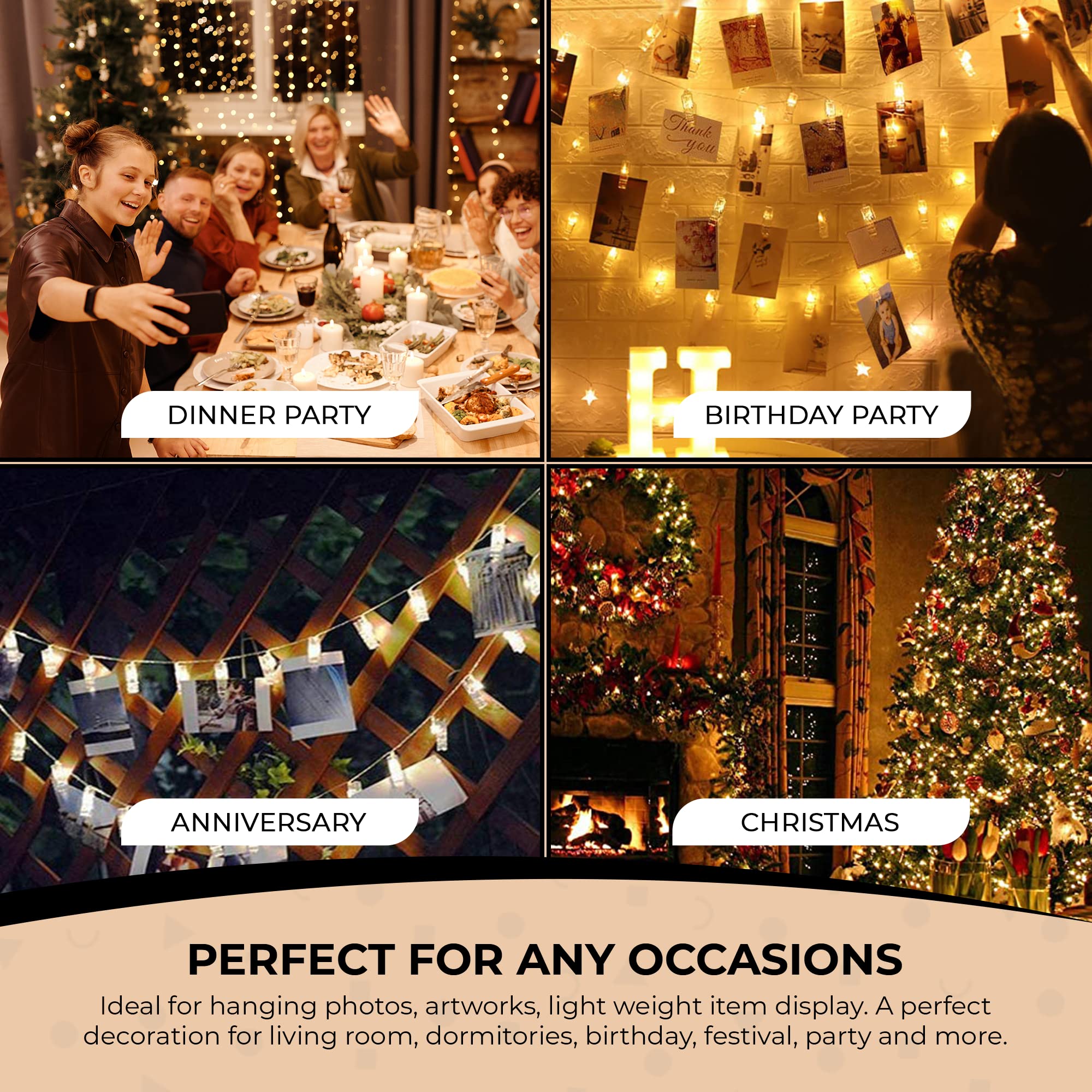 Hanging Photo Fairy Lights