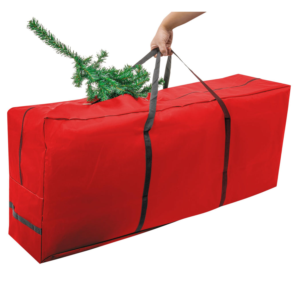 Christmas Tree Storage Bag-Christmas Decor-Pelle & Sol-Red-6/7ft-DREIBACH