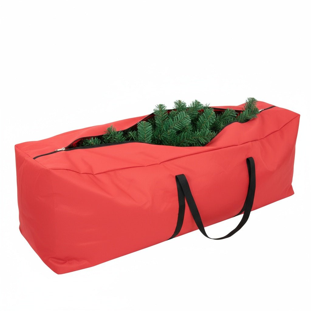 Christmas Tree Storage Bag-Christmas Decor-Pelle & Sol-Red-6/7ft-DREIBACH