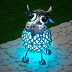 Colour Changing Solar Ornament-Garden & Outdoor-GloBrite-Cow-DREIBACH