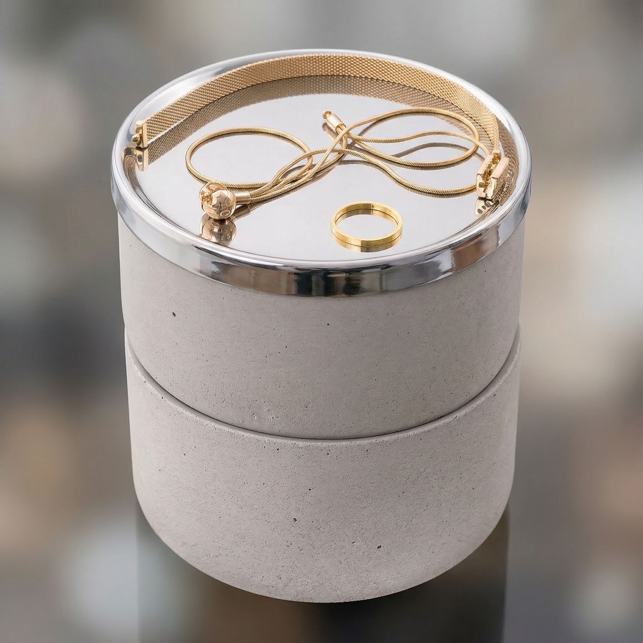 Concrete Jewellery Organiser-Clothing & Accessories-Sasha Morel-Single-DREIBACH