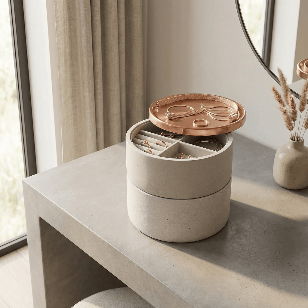 Concrete Jewellery Organiser-Clothing & Accessories-Sasha Morel-Single-DREIBACH