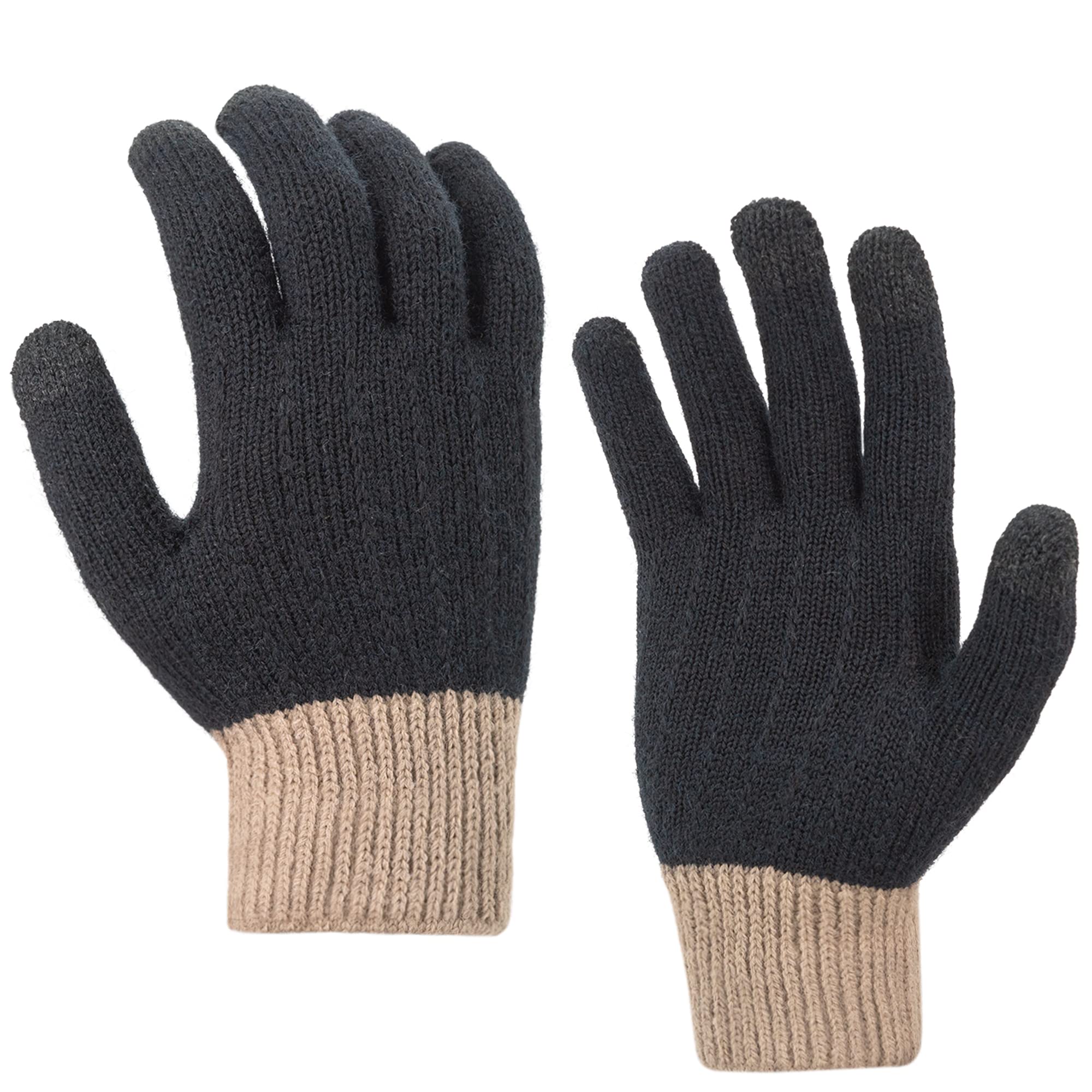 Convertible Thermal Gloves-Clothing & Accessories-TANNESS-Black-Glove-DREIBACH
