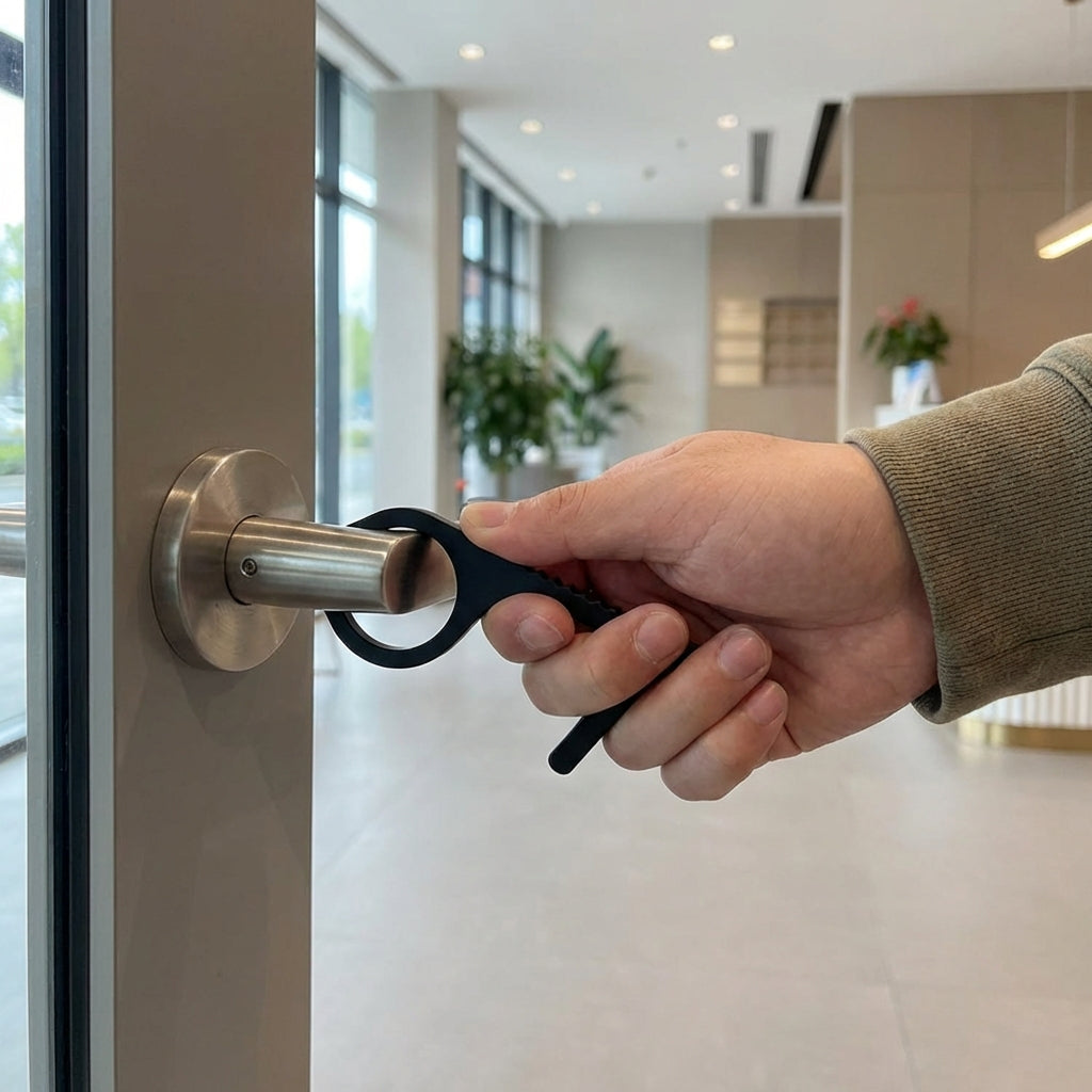 Copper No-Touch Key Tool-Home & Living-TANNESS-Rose gold-DREIBACH