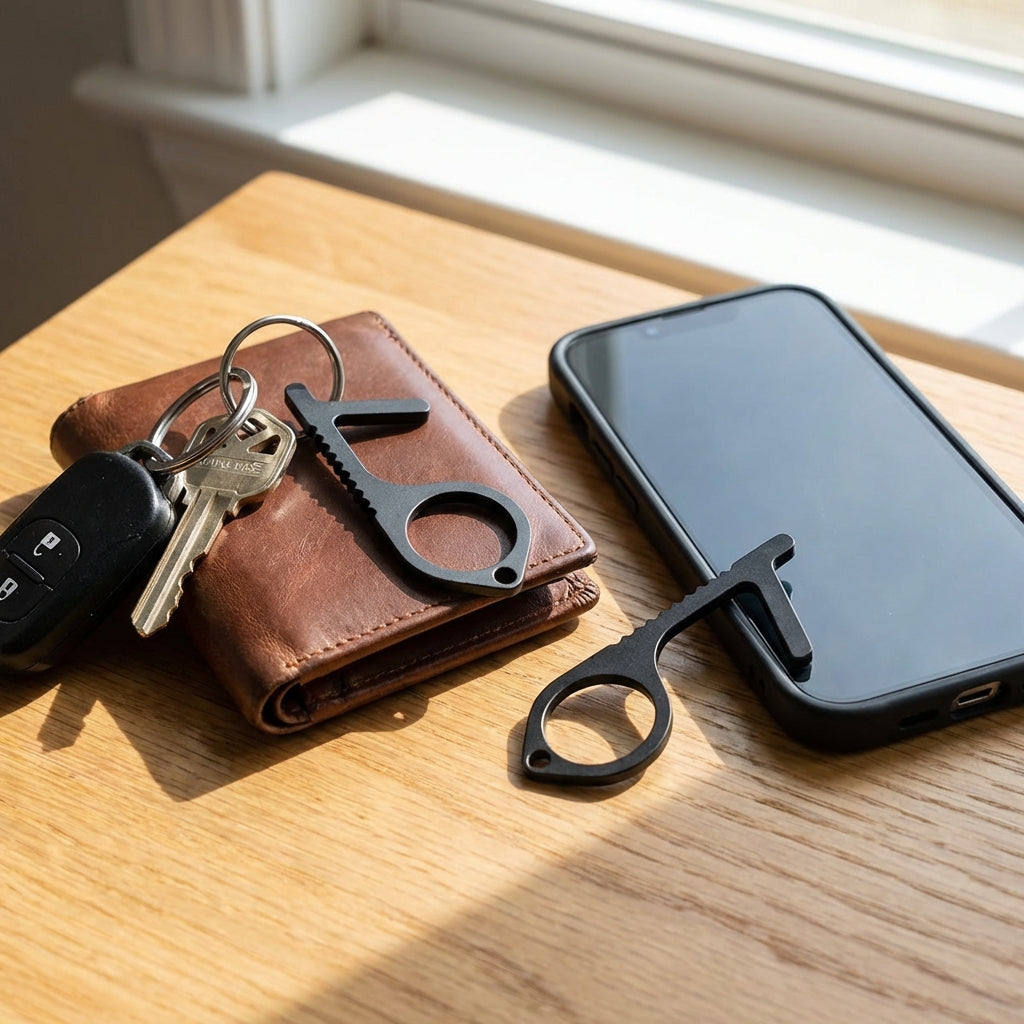 Copper No-Touch Key Tool-Home & Living-TANNESS-Rose gold-DREIBACH