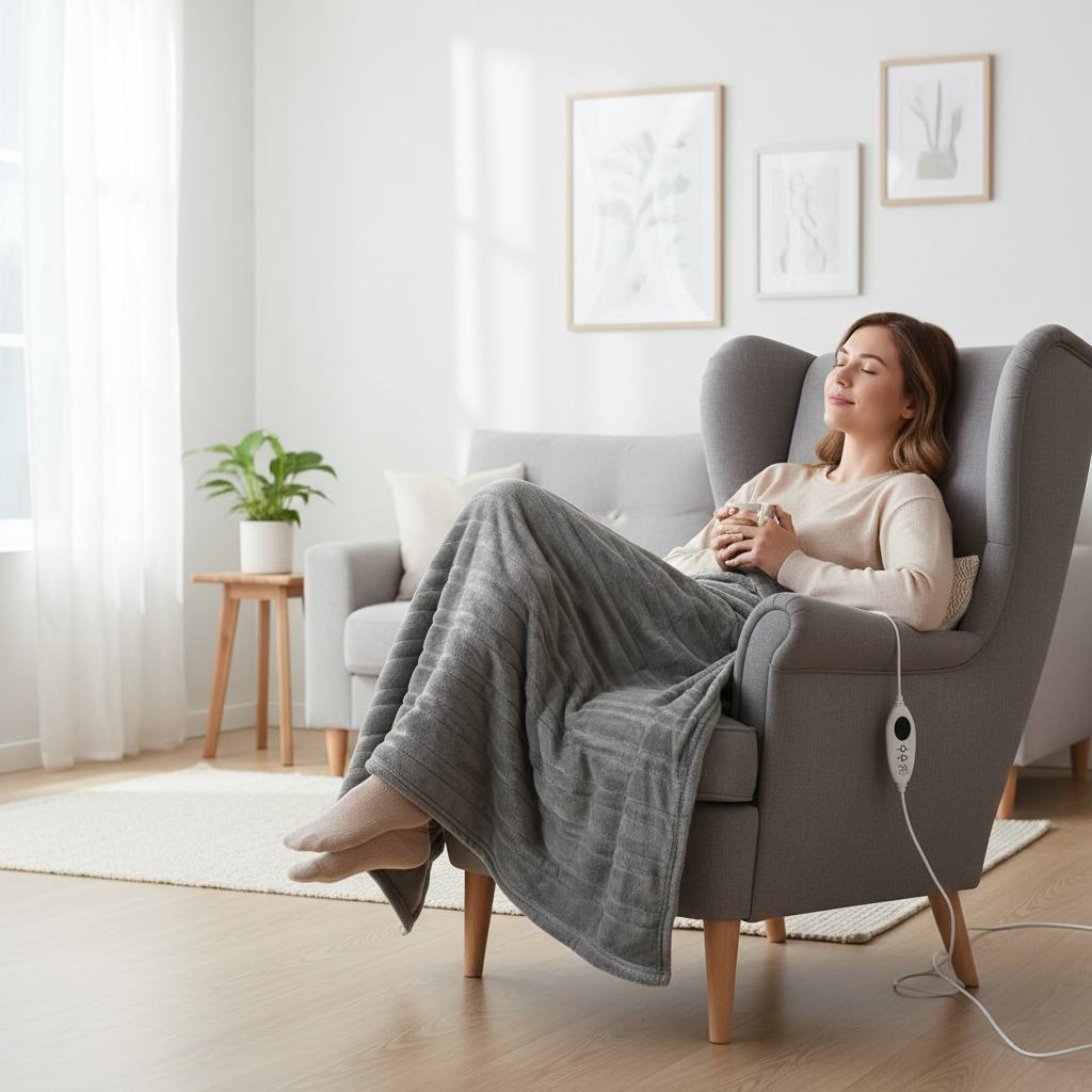 Cosy Electric Heated Throw Blanket-Home & Living-SA Products-Double-DREIBACH